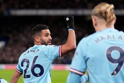 Chelsea 0-1 Manchester City: Riyad Mahrez goal enough for Pep Guardiola’s side to close the gap to Arsenal
