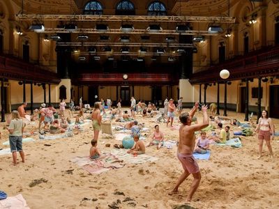 Sydney CBD's newest beach filled with song
