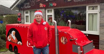 Thornhill family smash fundraising target with festive light display