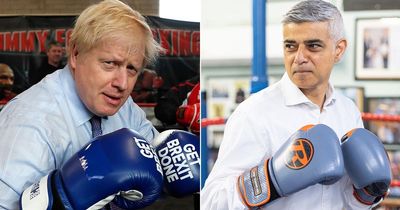 Sadiq Khan jokes he'd beat Boris Johnson in a boxing match - 'I could have him!'