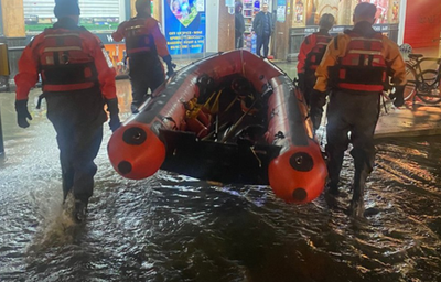 Burst water main causes havoc in south-east London flooding roads, closing school and hitting supplies