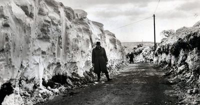 Frozen sea, 8ft snow banks and communities coming together - Amazing pictures of Wales' big freeze 60 years on