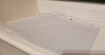 I saved money on my heating using just one piece of A4 paper