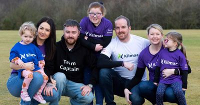 Perthshire contractors embark on cross-UK bike relay to raise cash for Caitlin's rare sight loss condition