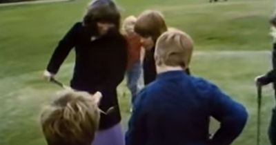 Edinburgh special captures Blue Peter's Val Singleton chatting with young golfers in 1973