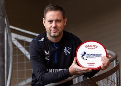 Rangers boss Michael Beale named December manager of the month