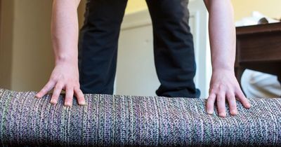 Man in hysterics over note previous owner left under carpet 22 years ago