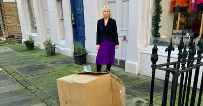 Edinburgh shopkeeper fumes as 'irresponsible' fly tippers dump rubbish by her door