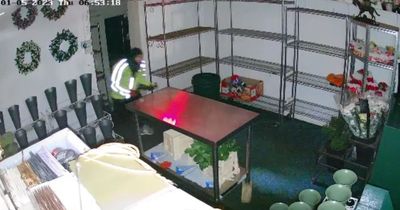 Bungling burglar caught targeting County Durham floristry business - while wearing a hi vis