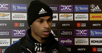 Marcus Rashford sends warning to rivals about his Manchester United form after Everton goal