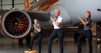 EasyJet cabin crew devise 'Travel Bag Body Blast' exercise routine for passengers