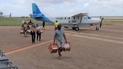 Much-needed supplies arrive in Fitzroy Crossing crossing as region reels from record flooding