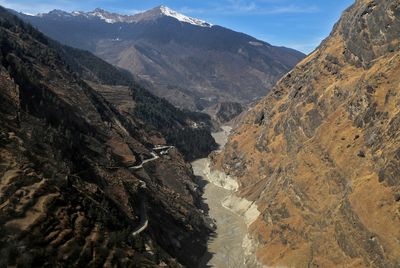 Nearly 200 people in Himalayan town evacuated after homes develop cracks