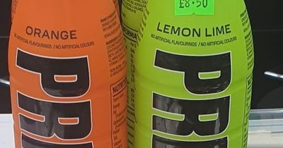 Prime energy drink spotted being sold in shop for £8.50