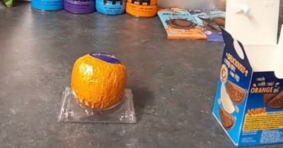 People blown away after just discovering the hidden use for Terry's Chocolate Orange packaging