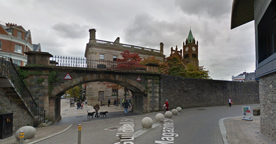 Derry's City Walls and pedestrian struck by car during incident, police say