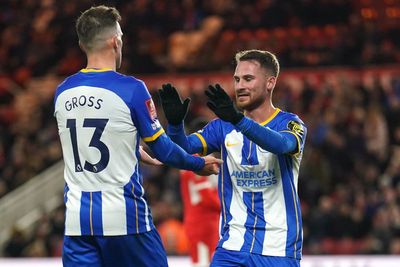 Alexis Mac Allister bags brace on return as Brighton thrash Middlesbrough