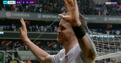 Wout Weghorst says goodbye to Besiktas fans ahead of potential Manchester United transfer