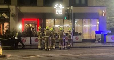 Edinburgh fire crews race to city centre blaze as hotel evacuated