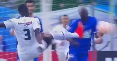 Manchester United loanee Eric Bailly sent off after just 15 minutes for shocking tackle