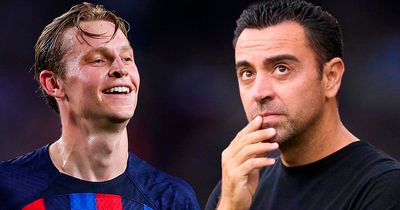 Frenkie de Jong future divides Barcelona after Xavi's Man Utd transfer message