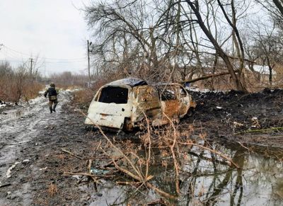 Life in a Ukrainian city: No water, firewood or power