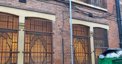 Mystery of beautiful stained glass windows in Nottingham alley