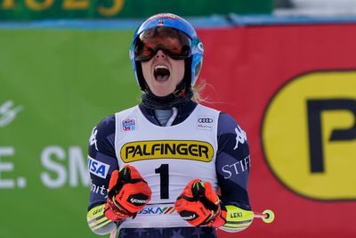 Shiffrin matches Vonn's World Cup record with win No. 82