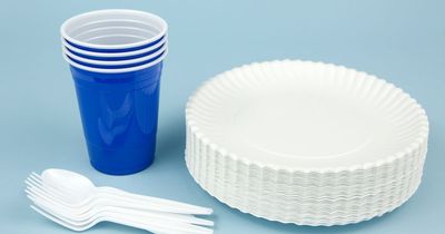 Plastic cutlery, plates and trays to be banned in England this year