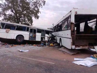 At least 40 killed after two buses collide in Senegal