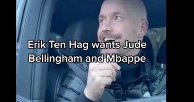 Erik ten Hag responds to Man Utd fan asking to sign Kylian Mbappe and Jude Bellingham