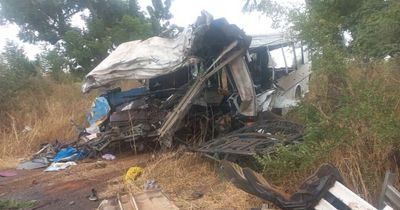 Senegal bus crash: At least 40 dead after two coaches smash into each other