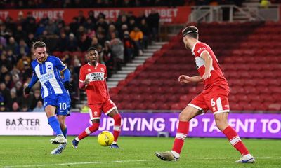Alexis Mac Allister hits double as Brighton sweep Middlesbrough aside