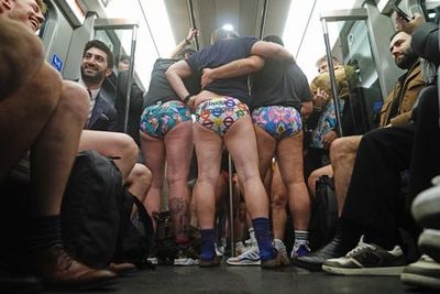 No Trousers Tube Ride 2023: Londoners strip off as annual event returns