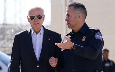 Biden takes first presidential trip to US-Mexico border as officials report surge of migrants
