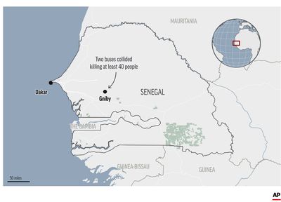 40 people killed, dozens injured in bus crash in Senegal