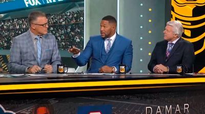 Michael Strahan seemed to rip Skip Bayless during Fox’s NFL pregame show