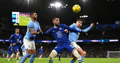 Riyad Mahrez explains Julian Alvarez penalty conversation during Man City's FA Cup win vs Chelsea