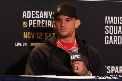 Dustin Poirier unsure of appropriate Dana White punishment, but slapping wife ‘not a good look for sure’