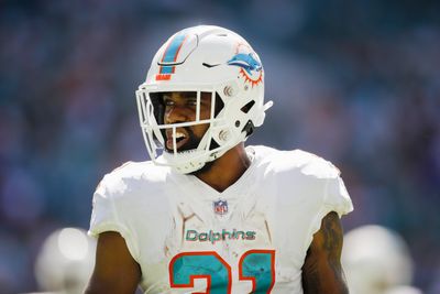 Dolphins RB Raheem Mostert removed vs. Jets with injury