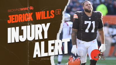 Browns Injury Alert: Jedrick Wills suffers ugly injury on final drive vs. Steelers