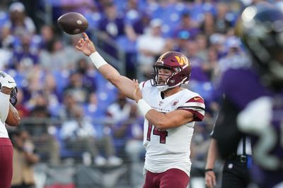 WATCH: Sam Howell’s first career pass is a touchdown to Terry McLaurin