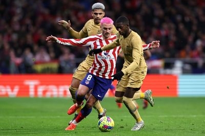 Dembele earns Barca La Liga advantage in tense Atletico triumph