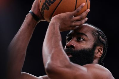 Harden posts triple-double as 76ers cruise past Pistons