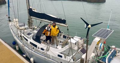Couple halve bills by selling £200k Bristol flat and living on 40ft yacht - which they'll sail around the globe