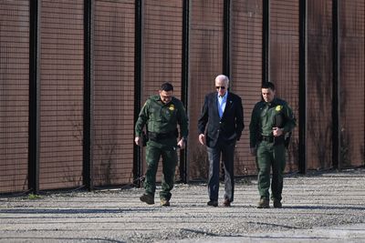 Biden makes first visit to US-Mexico border since taking office