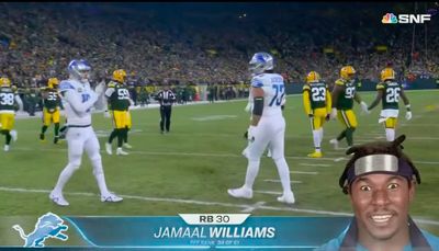 Lions RB Jamaal Williams had the most hilarious ‘SNF’ intro and NFL fans loved it