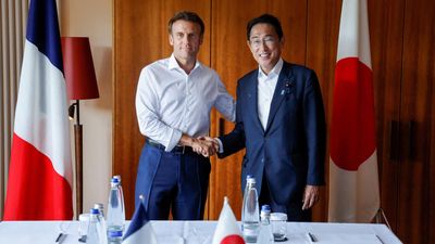 Japan's PM to meet President Macron, visit Notre-Dame cathedral