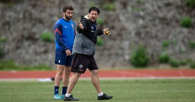 Frustrated Newcastle Jets coach Arthur Papas urges his players to believe in themselves