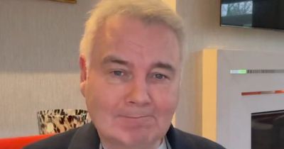 Eamonn Holmes shares details from horror fall that saw him rushed to surgery as he scolds co-host in TV return